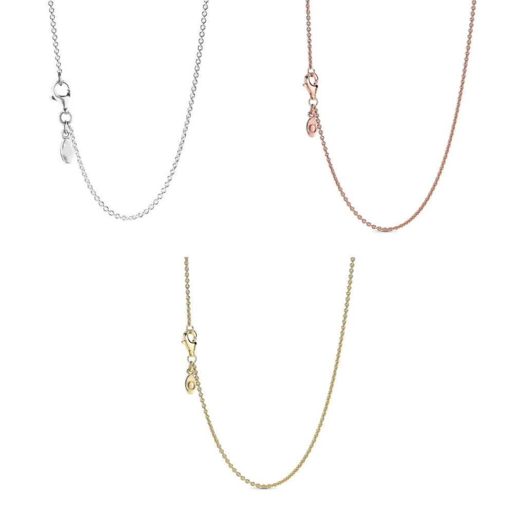 Women'S Fashion Retailers - 卸売および小売用の女性用925スターリングシルバーネックレス、45/50/60CMチェーンバックル、男女兼用パーティー用ジュエリーギフト