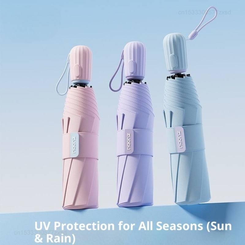 Women'S Fashion Umbrella - ZUODU ミニ折りたたみ傘 太陽用 女性用 男性用 ファッション