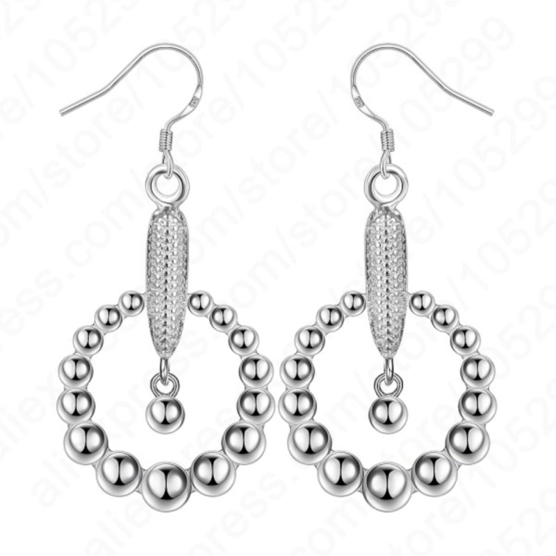 Women'S Fashion Retailers - ホットセール人気のヨーロッパ風スタイリッシュ925スターリングシルバーカラーフックダングルイヤリングファッション卸売価格小売女性用ジュエリー