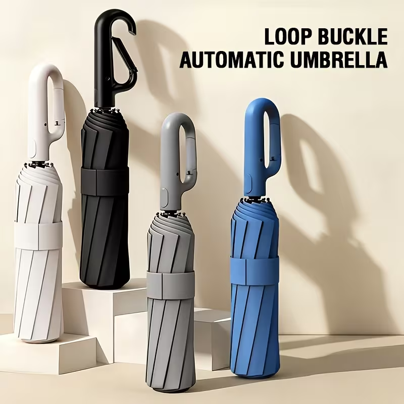 Women'S Fashion Umbrella - 多機能傘 - スタイリッシュでトレンディなデザイン、男性と女性のためのトップチョイス。 優れた全天候型日傘・雨傘 - 自動開閉、コンパクトな折りたたみ式デザイン。