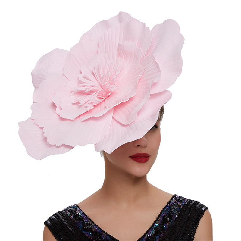 女性のための大きな花の弓,写真撮影のための帽子,ヘアアクセサ - Women Fashion Photoshoot のレビューと価格