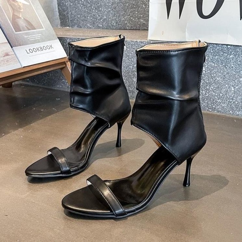 春夏デザインセクシーなオープントゥ中空薄型ヒールクールブーツ - Women'S Fashion Designer Clothes のレビューと価格