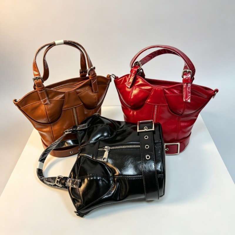 コルセットビスチェ型トップハンドルハンドバッグ、レディースヴ - Women'S Fashion Edgy のレビューと価格