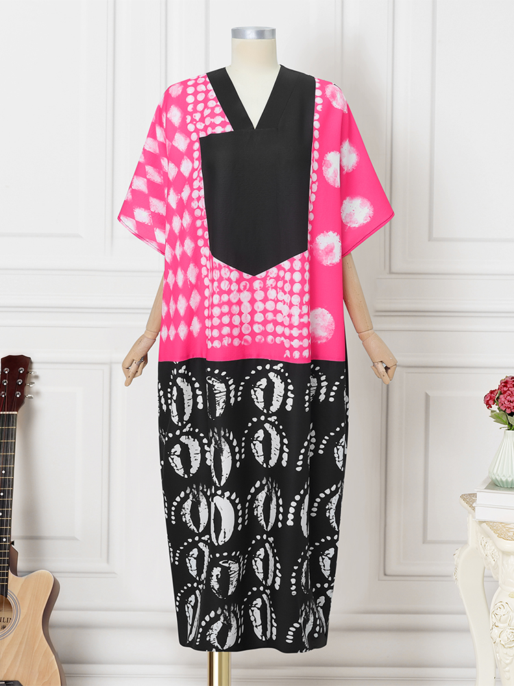 プラスサイズ 5XL VONDA ヴィンテージマキシドレス女 - Maxi Dress Boho のレビューと価格