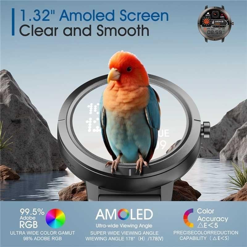 MoriTech GPSスマートウォッチ AMOLED 1. - Women'S Fashion Retailers のレビューと価格