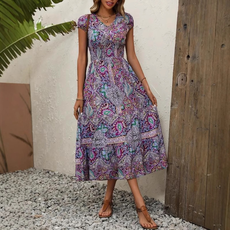 2026年春夏 レディース ボヘミアン ボホ マキシドレス  - Maxi Dress Boho のレビューと価格