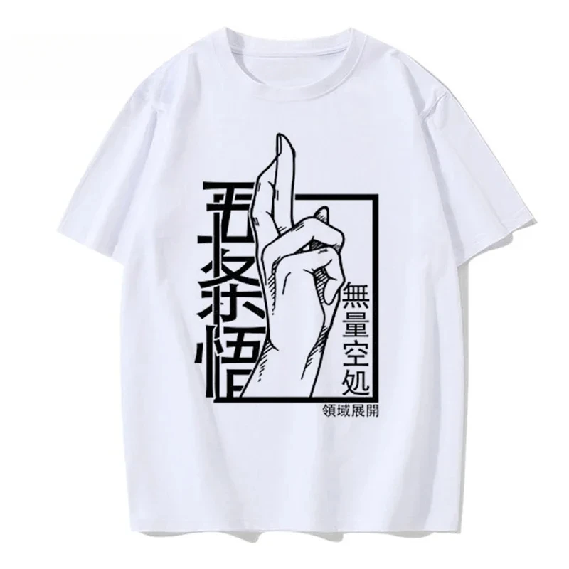 Tシャツマンガ日本アニメ呪術廻戦 Tシャツ五条悟トップス虎杖 - Women'S Fashion From The 90S のレビューと価格