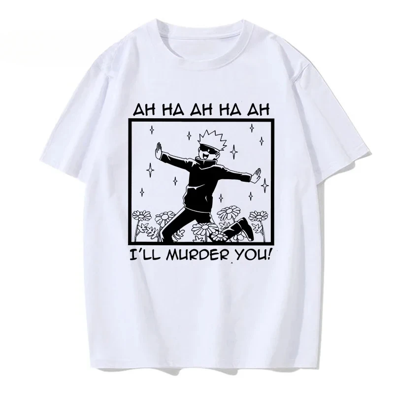 Tシャツマンガ日本アニメ呪術廻戦 Tシャツ五条悟トップス虎杖 - Women'S Fashion From The 90S のレビューと価格
