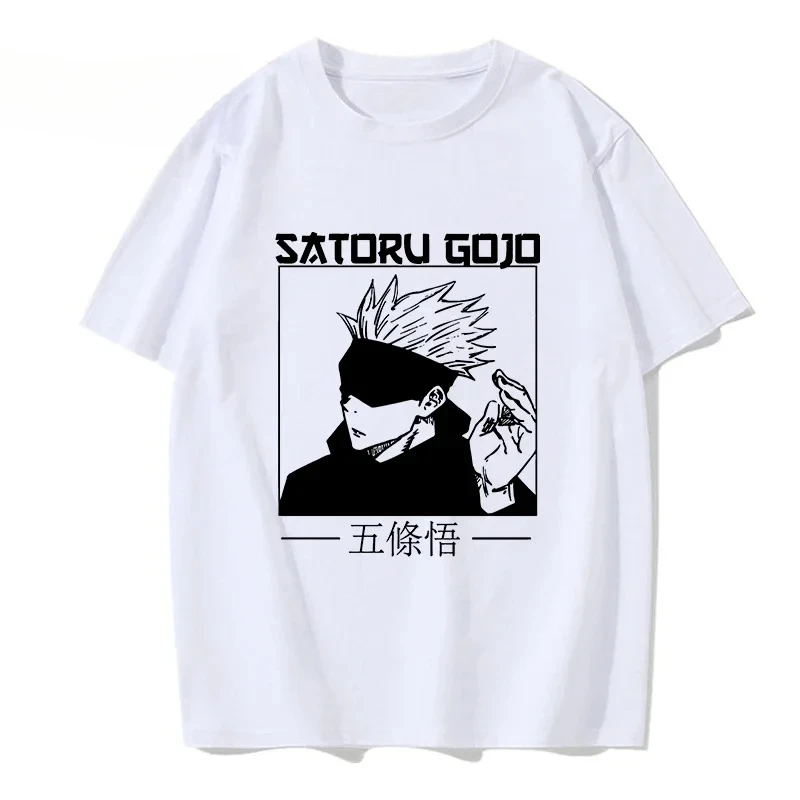 Tシャツマンガ日本アニメ呪術廻戦 Tシャツ五条悟トップス虎杖 - Women'S Fashion From The 90S のレビューと価格