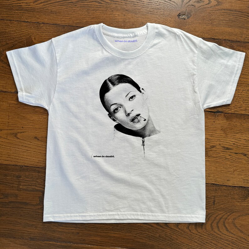 ケイトモスグラフィック Tシャツ女性男性 90 年代スーパー - Women'S Fashion From The 90S のレビューと価格