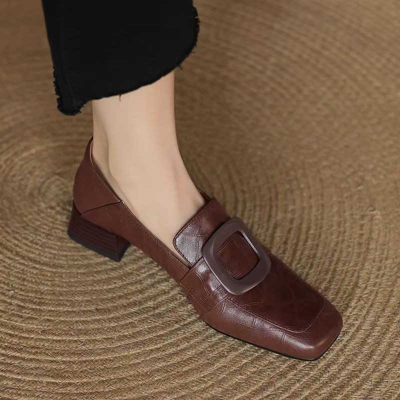 ファッションスクエアバックルデザイナーレディースシューズ20 - Women'S Fashion Designer Clothes のレビューと価格
